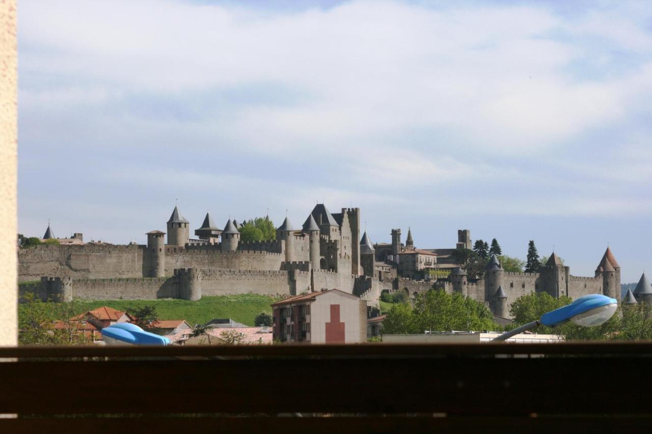 Le Balcon Sur La Cite Apartment Carcassonne Bagian luar foto